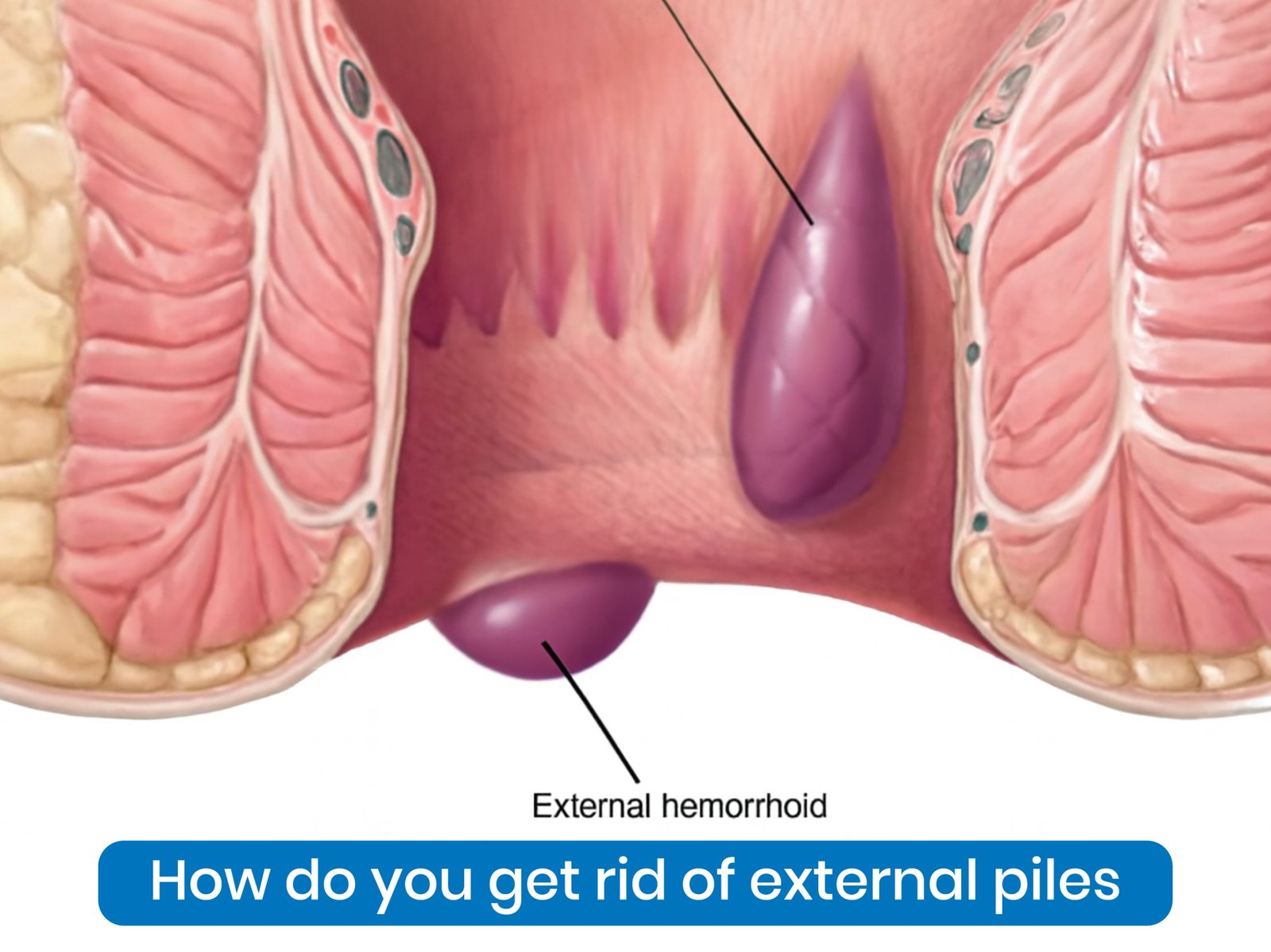 How do you get rid of external piles