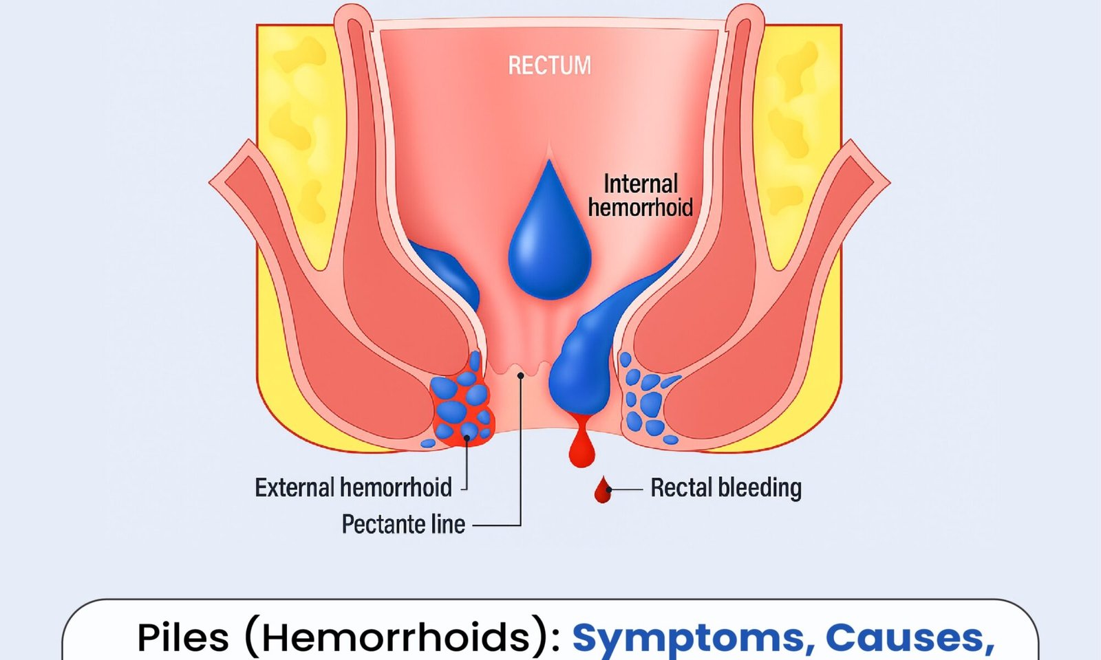 Piles (Hemorrhoids) Symptoms, Causes, Types, Prevention, Treatment