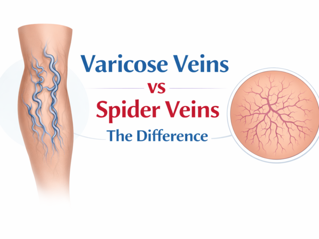 Varicose Veins vs Spider Veins – The Difference