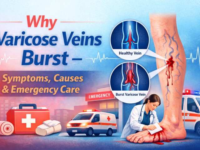 Why Varicose Veins Burst – Symptoms, Causes & Emergency Care
